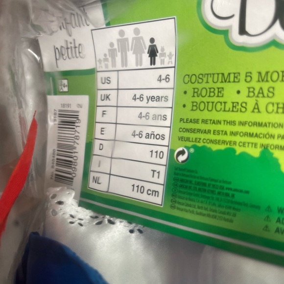 Wizard of Oz Kids Size Small 4-6 Halloween Costume 5 Pcs. Theater New - Picture 5 of 7